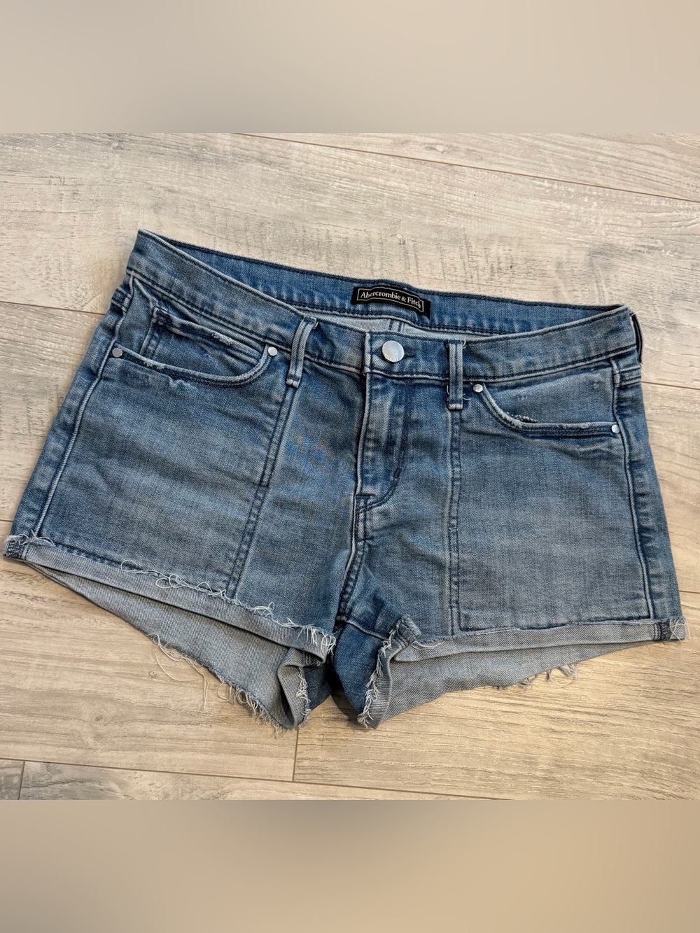 Abercrombie & Fitch Blue Denim Shorts 2